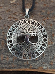 Lebensbaum 210 mit Schlangenkette - Silber
