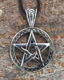 Anhänger 180 Pentagramm - Edelstahl