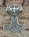 Kombi 78 Thorshammer mit Königskette - Silber