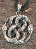 Schlangen 331 mit Schlangenkette - Silber