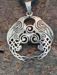 Triskele 350 mit Schlangenkette - Silber