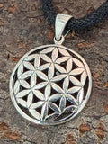Blume des Lebens 96 A mit Schlangenkette - Silber