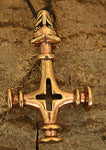 Anhänger 73 Wolfskreuz - Bronze