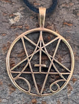 Anhänger 26 Pentagramm - Bronze