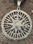Anhänger 289 Windrose - Silber
