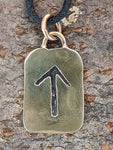Anhänger 102 Tiwaz - Bronze