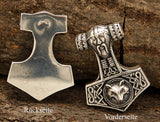 Thorshammer 144 mit Königskette - Silber
