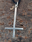 Kreuz 63 mit Schlangenkette - Silber