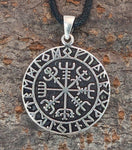 Wikinger Kompass 218 mit Korbkette - Silber