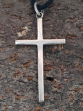 Kreuz 20 mit Schlangenkette - Silber