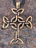 Anhänger 83 Keltenkreuz - Bronze