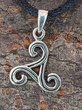 Triskele 160 mit Schlangenkette - Silber