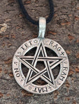 Anhänger 30 Pentagramm - Zinn