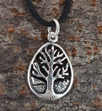 Lebensbaum 101 mit Schlangenkette - Silber