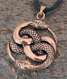 Anhänger 135 Schlangen - Bronze