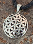 Anhänger 96 A Blume des Lebens - Silber