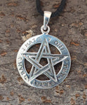 Anhänger 227 Pentagramm - Silber