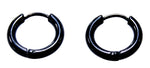 Klappcreole schwarz 10mm - Edelstahl
