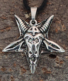 Pentagramm 79 mit Panzerkette - Edelstahl