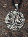 Anhänger 410 Horus und Anubis - Silber