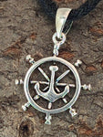 Anhänger 266 Steuerrad - Silber