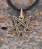 Anhänger 27 Pentagramm - Bronze