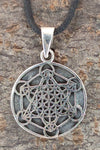 Anhänger 426 Metatrons Würfel - Silber