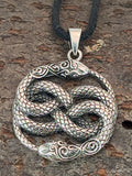 Anhänger 330 Schlangen - Silber