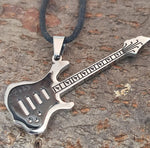 Anhänger 1 Gitarre - Edelstahl