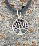 Lebensbaum 86 A mit Schlangenkette - Silber