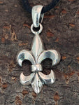 Anhänger 40 Fleur-de-Lis - Silber