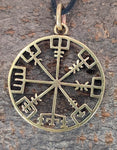 Anhänger 122 A Wikinger Kompass - Bronze