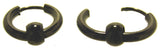 Klappcreole schwarz 10 x 2,5 mm - Edelstahl