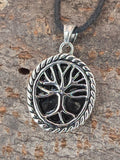 Lebensbaum 41 B mit Kette - Edelstahl