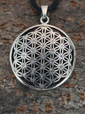 Anhänger 95 Blume des Lebens - Silber