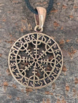 Anhänger 130 Helm der Ehrfurcht - Bronze