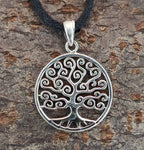 Lebensbaum 248 mit Schlangenkette - Silber