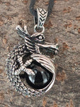 Anhänger 20 A Drache - Edelstahl