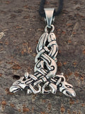 Keltischer Knoten 32 mit Königskette - Edelstahl