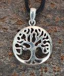 Lebensbaum 86 mit Schlangenkette - Silber