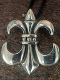 Anhänger 15 Fleur-de-Lis - Edelstahl