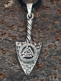 Pfeilspitze 387 mit Korbkette - Silber