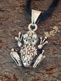 Frosch 114 mit Korbkette - Silber