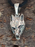 Anhänger 7 A Wolf - Silber