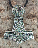 Anhänger 383 Thorshammer - Silber