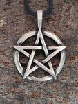 Anhänger 109 Pentagramm - Zinn