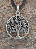 Lebensbaum 165 mit Korbkette - Silber
