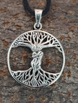 Lebensbaum 208 mit Schlangenkette - Silber