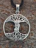 Lebensbaum 208 mit Schlangenkette - Silber