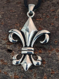 Anhänger 15 A Fleur-de-Lis - Edelstahl